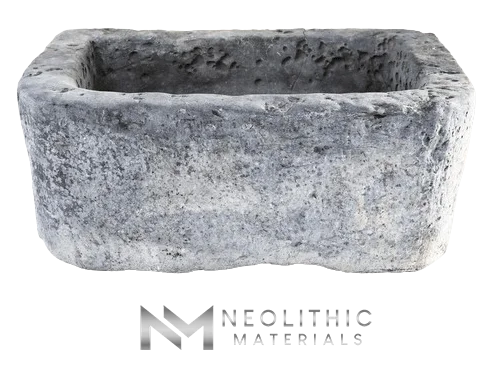 Antique Belgian Bluestone Trough Sink - Image 1